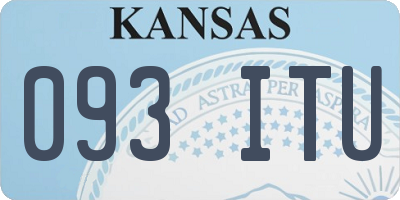 KS license plate 093ITU