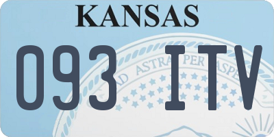 KS license plate 093ITV