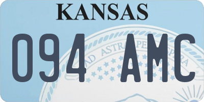 KS license plate 094AMC