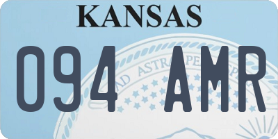 KS license plate 094AMR