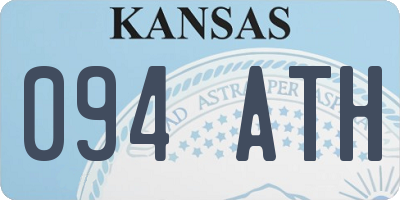 KS license plate 094ATH