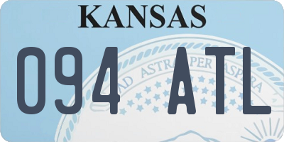 KS license plate 094ATL