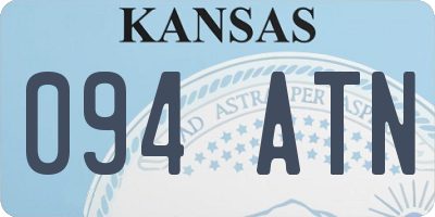 KS license plate 094ATN