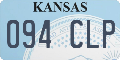 KS license plate 094CLP