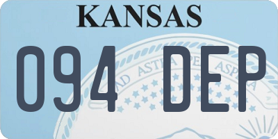 KS license plate 094DEP