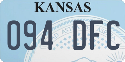 KS license plate 094DFC