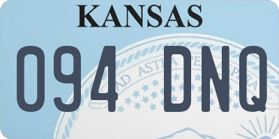 KS license plate 094DNQ