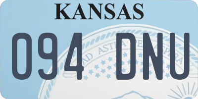 KS license plate 094DNU