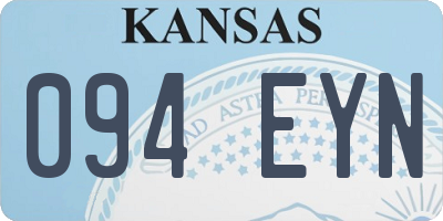 KS license plate 094EYN