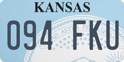 KS license plate 094FKU