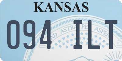 KS license plate 094ILT