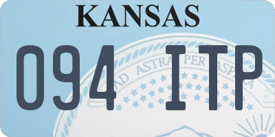KS license plate 094ITP