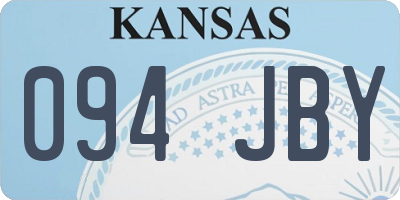 KS license plate 094JBY