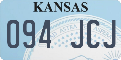 KS license plate 094JCJ