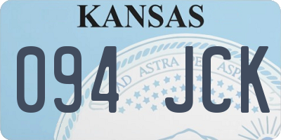 KS license plate 094JCK