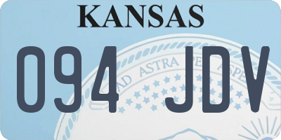 KS license plate 094JDV