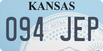 KS license plate 094JEP