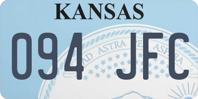 KS license plate 094JFC