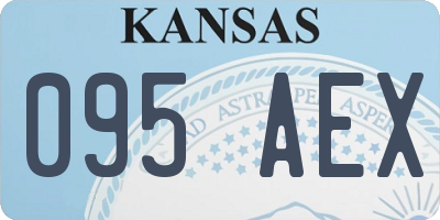 KS license plate 095AEX