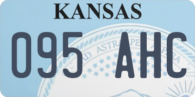 KS license plate 095AHC