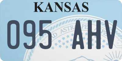 KS license plate 095AHV