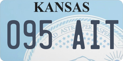 KS license plate 095AIT