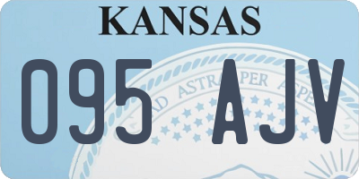 KS license plate 095AJV