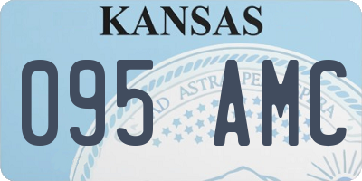 KS license plate 095AMC