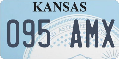 KS license plate 095AMX