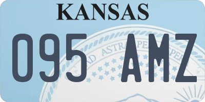 KS license plate 095AMZ