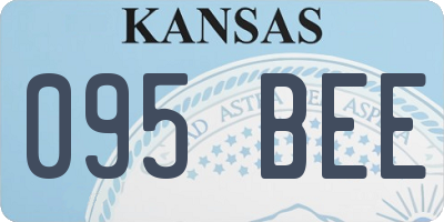 KS license plate 095BEE