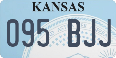 KS license plate 095BJJ