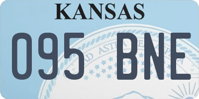 KS license plate 095BNE