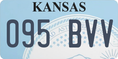 KS license plate 095BVV