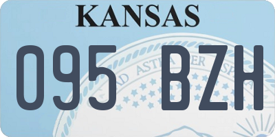 KS license plate 095BZH