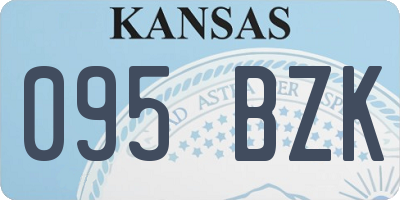 KS license plate 095BZK