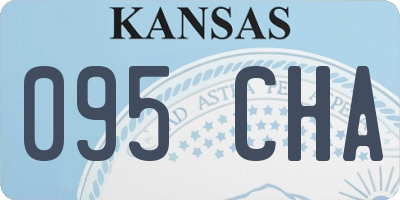 KS license plate 095CHA