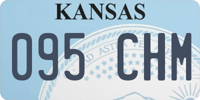 KS license plate 095CHM