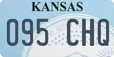 KS license plate 095CHQ
