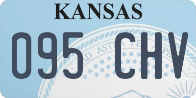 KS license plate 095CHV