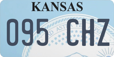 KS license plate 095CHZ