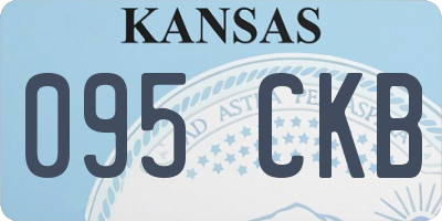 KS license plate 095CKB