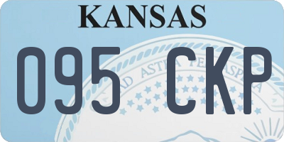KS license plate 095CKP