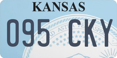 KS license plate 095CKY