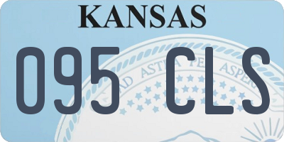 KS license plate 095CLS