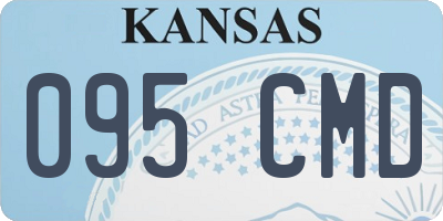 KS license plate 095CMD
