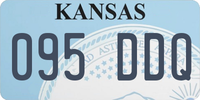 KS license plate 095DDQ