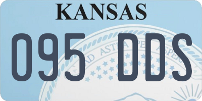KS license plate 095DDS
