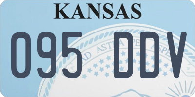KS license plate 095DDV
