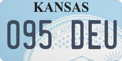KS license plate 095DEU